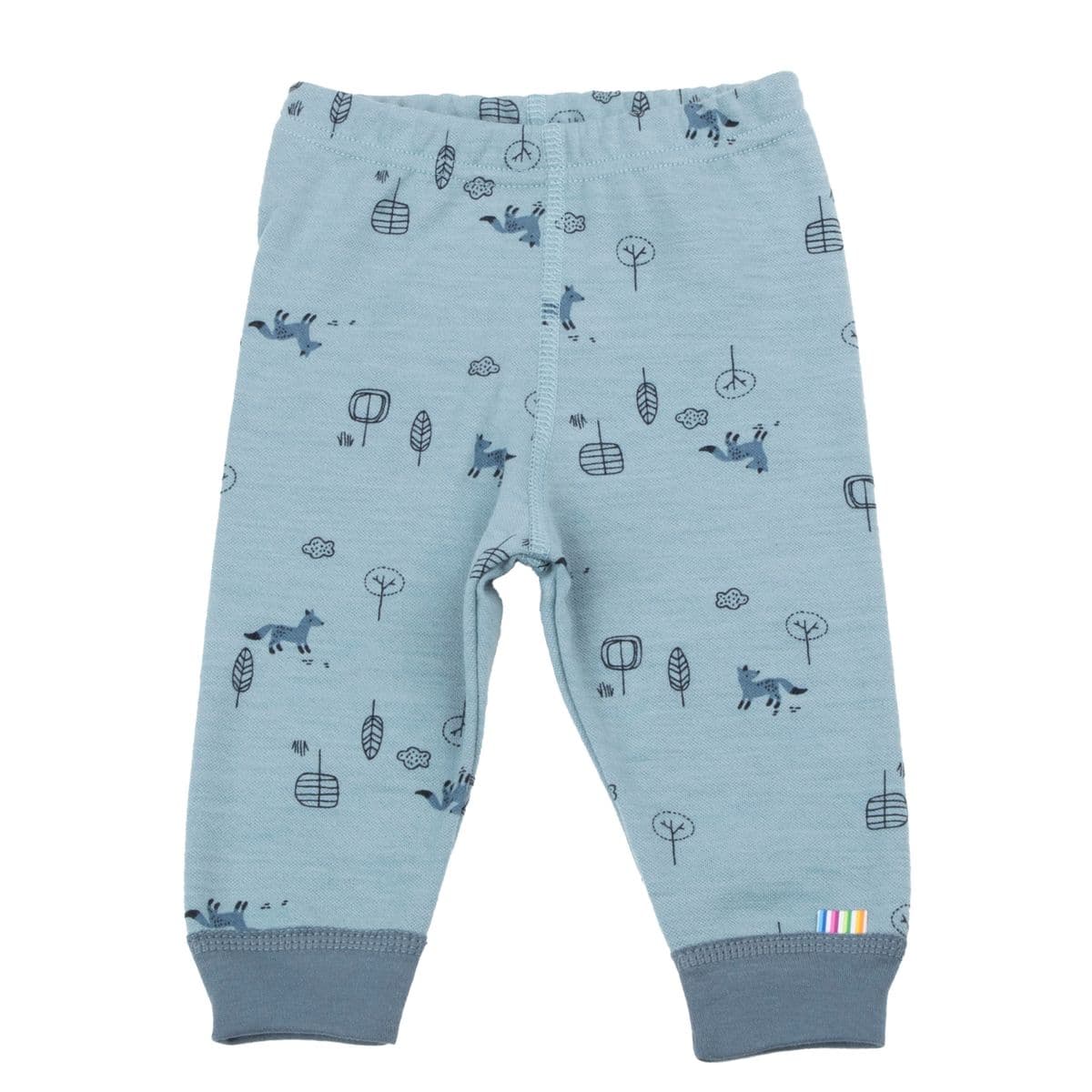 Joha Fox Ull Bomull Leggings Blå (60 / 3-4 mnd)