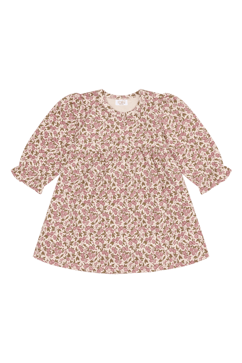 Hust and Claire Kis Flora Kjole French Oak (92 / 2 år)