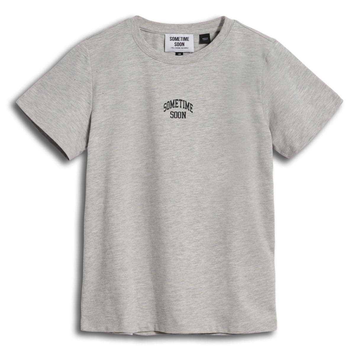 Sometime Soon Sometime Soon Empower T-Shirt S/S Grey Melange (116 / 6 år)