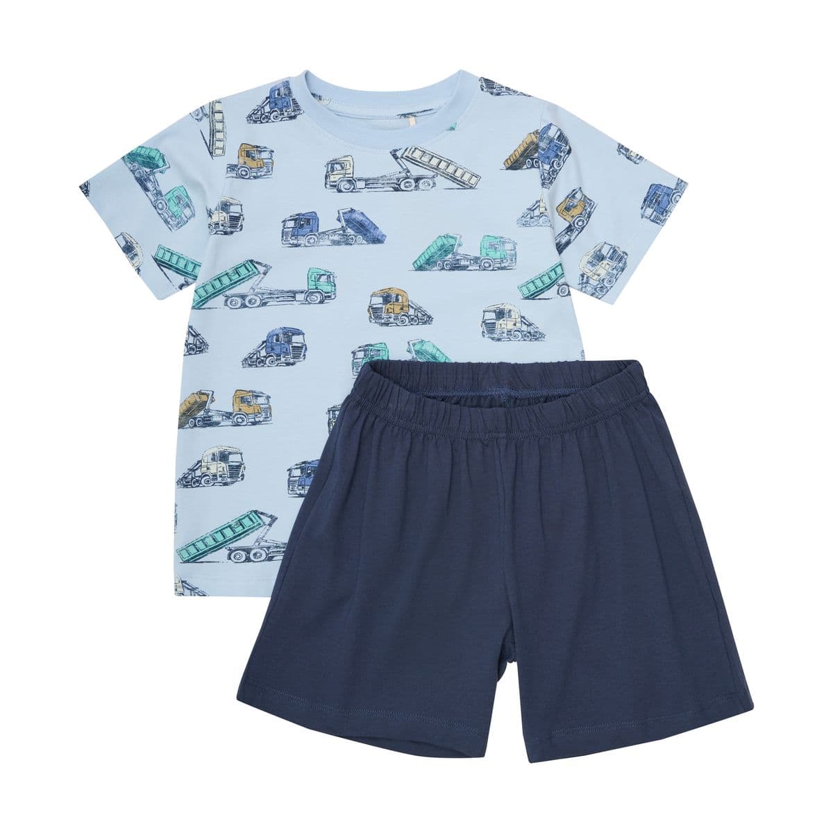 Minymo T-shirt+Short Set AOP Skyway (128 / 8 år)
