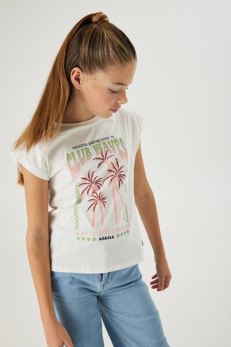 Garcia T Skjorte D32401 Off White (176 /16 år)