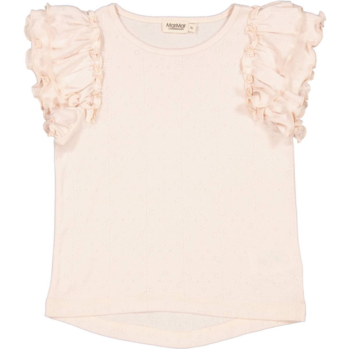 MarMar Tavora Frill Modal Pointelle Barely Rose (134 / 9 år)