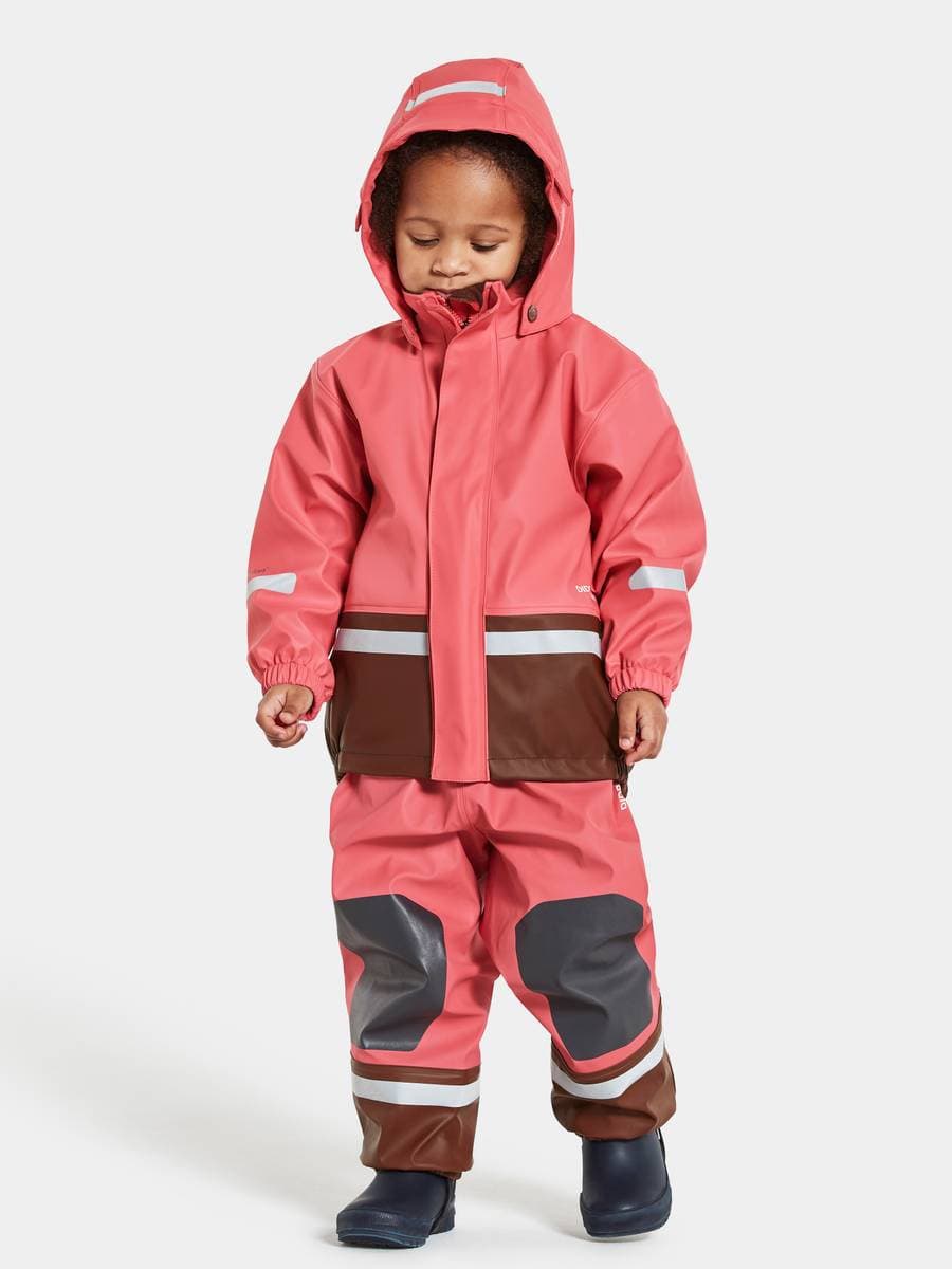 Didriksons Boardman Kids Regnsett Peach Rose (90 / 1,5-2 år)