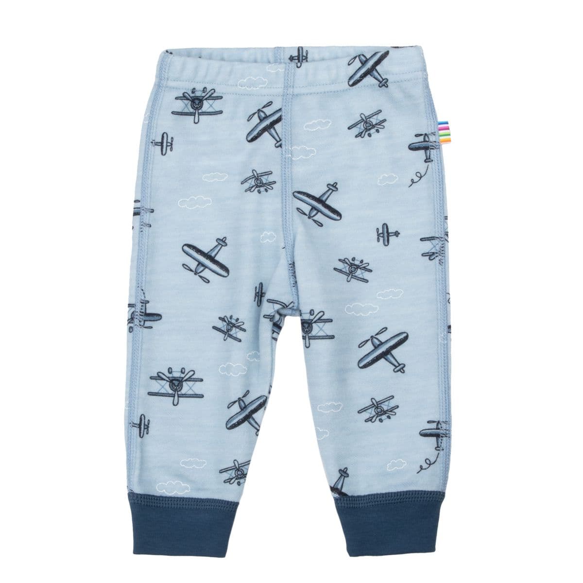 Joha Ull Bambus Leggings Fly Blå (60 / 3-4 mnd)