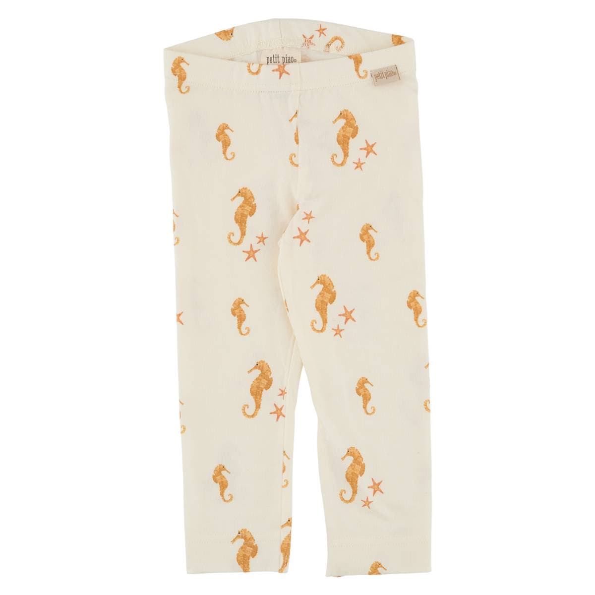 Petit Piao Legging Printed Seahorse (68 / 6 mnd)