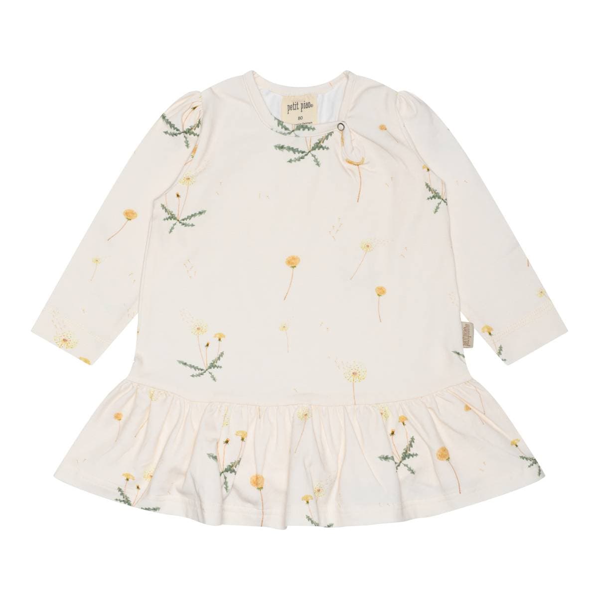 Petit Piao Kjole Gather Printed Dandelion (98 /3 år)