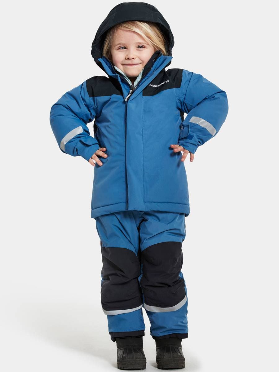 Didriksons Skare Kids Yttertøy Sett Corn Blue (90 / 1,5-2 år)