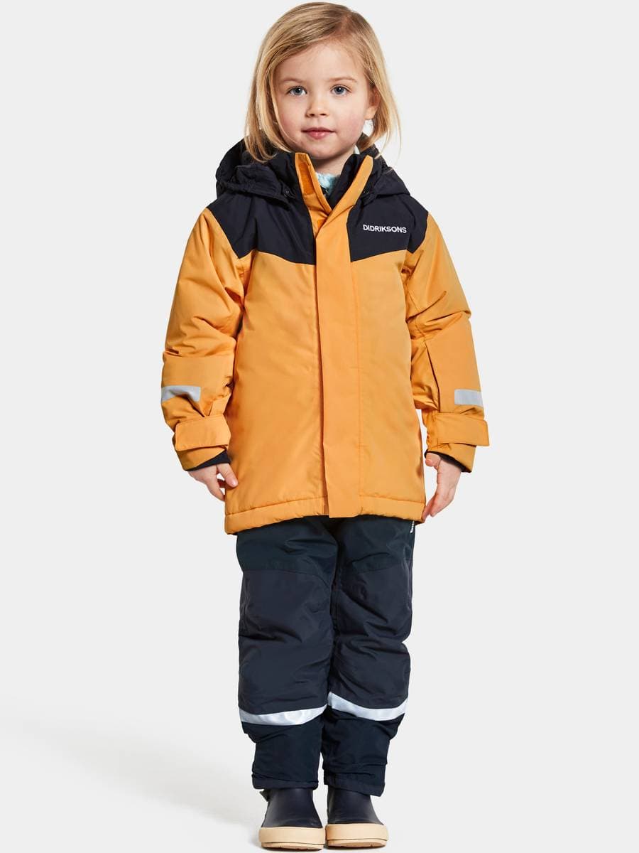 Didriksons Skare Kids Yttertøy Sett Fire Yellow (90 / 1,5-2 år)