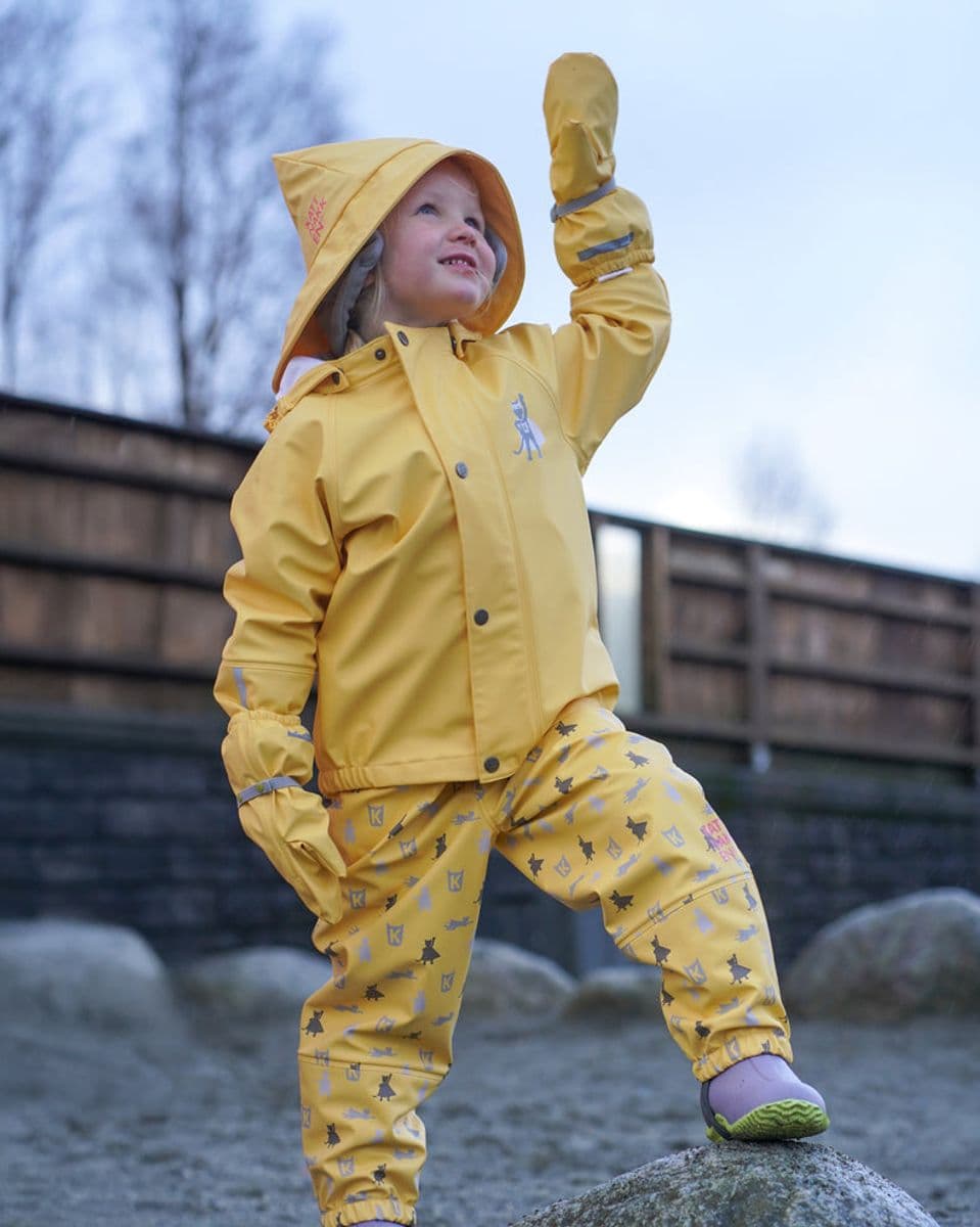 Kattnakken Regnsett Plask Bananskum (98 /3 år)