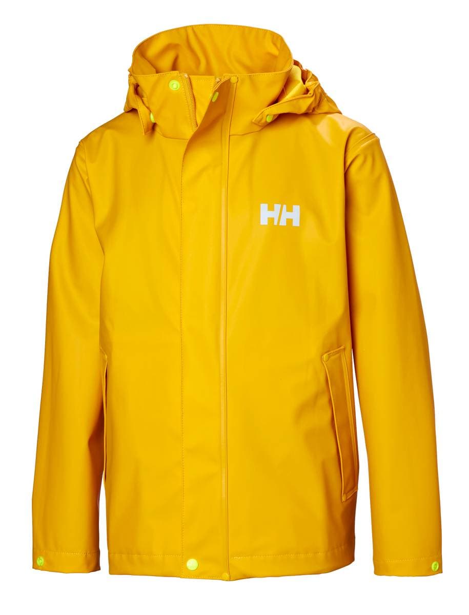 Helly Hansen Moss Regnjakke Essential Yellow (176 /16 år)