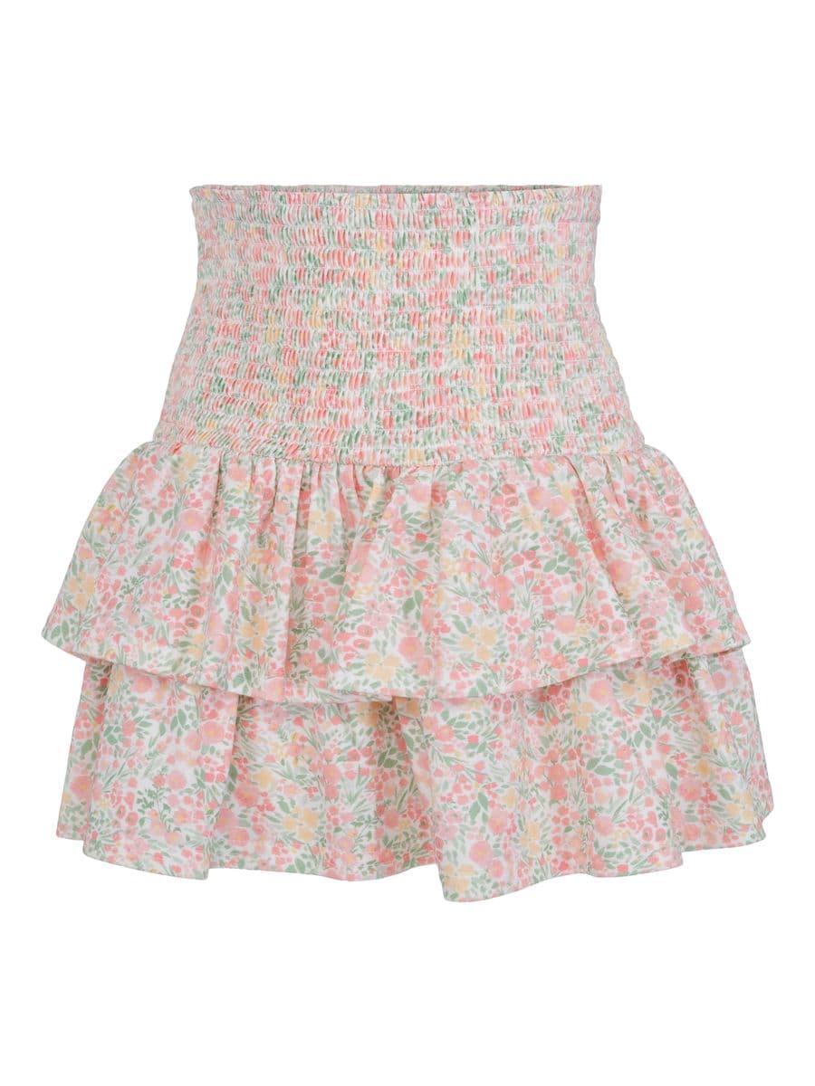 Vilje & Ve Milla Skjørt Med Blomsterprint Pastel Rose (98 /3 år)