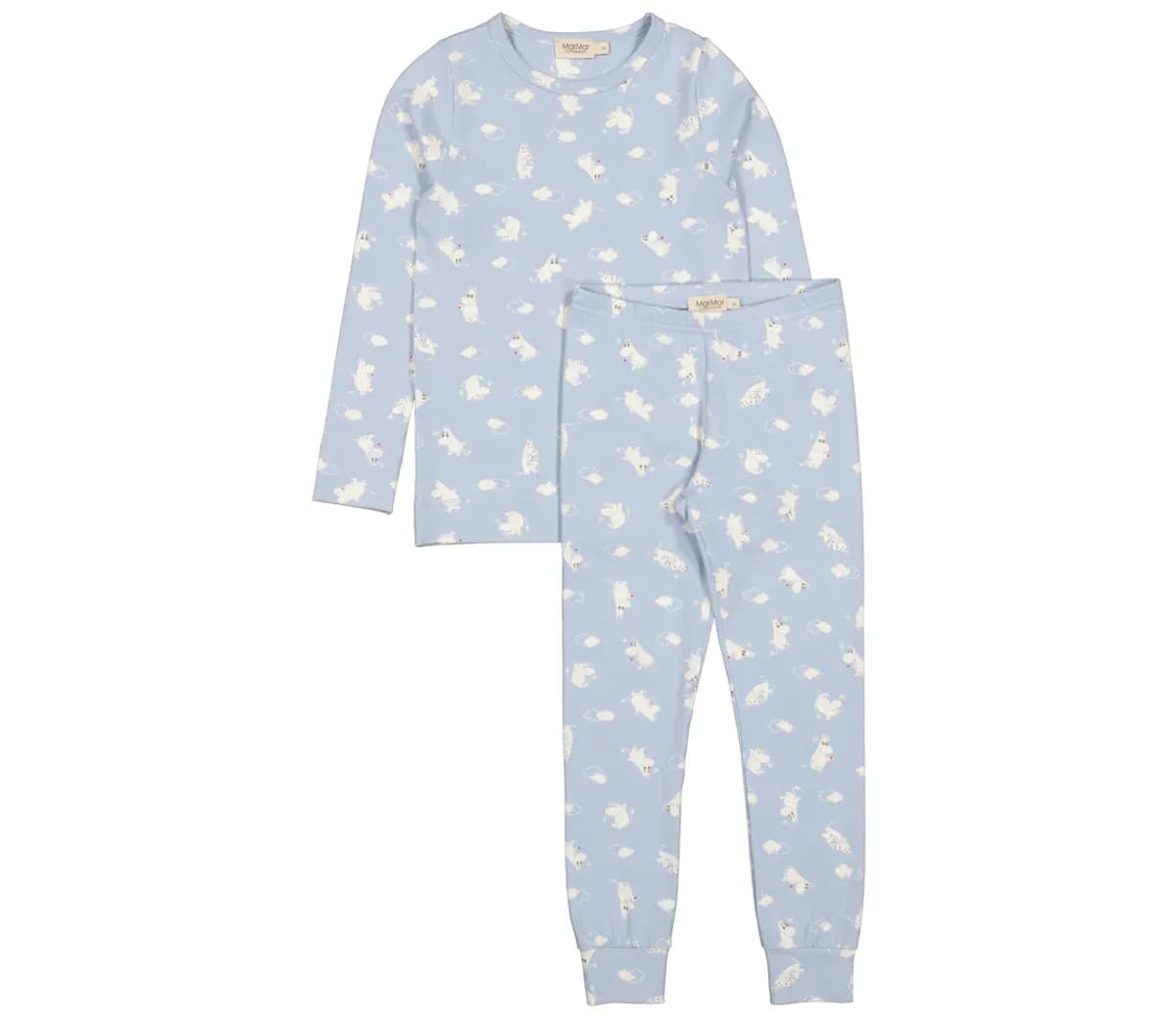 MarMar Pysj Modal Smooth Print Sleepwear Blue Moomin (116 / 6 år)
