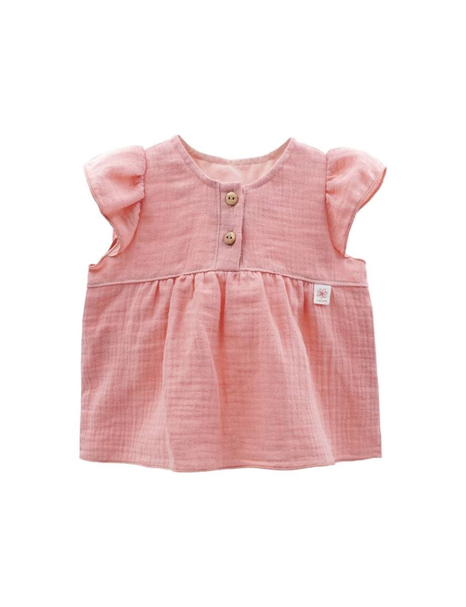Maximo Maximo Musselin Girl-Top, Altrosa (86/92)