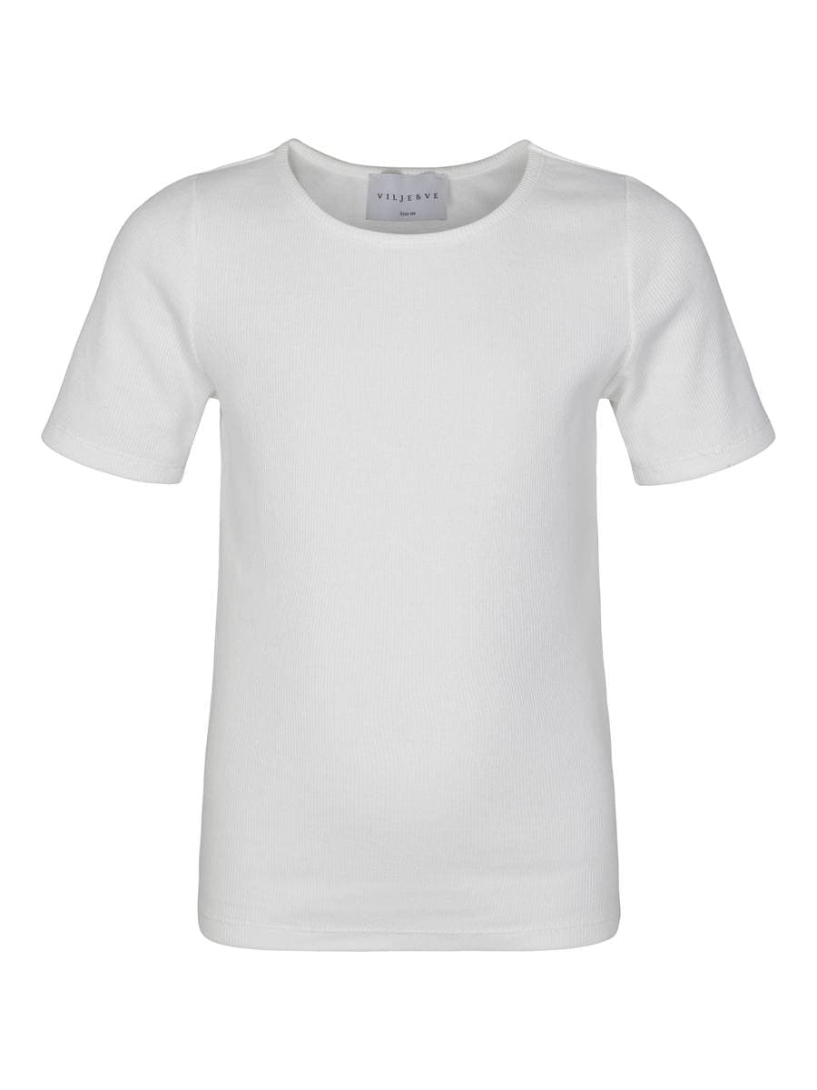 Vilje & Ve Helena Rib Tee Off White (98 /3 år)