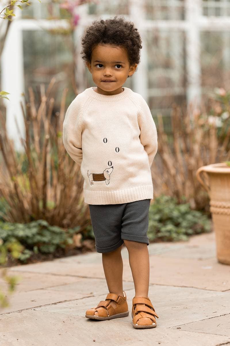 Fliink Magic Embroidered Pullover Sandshell (116 / 6 år)