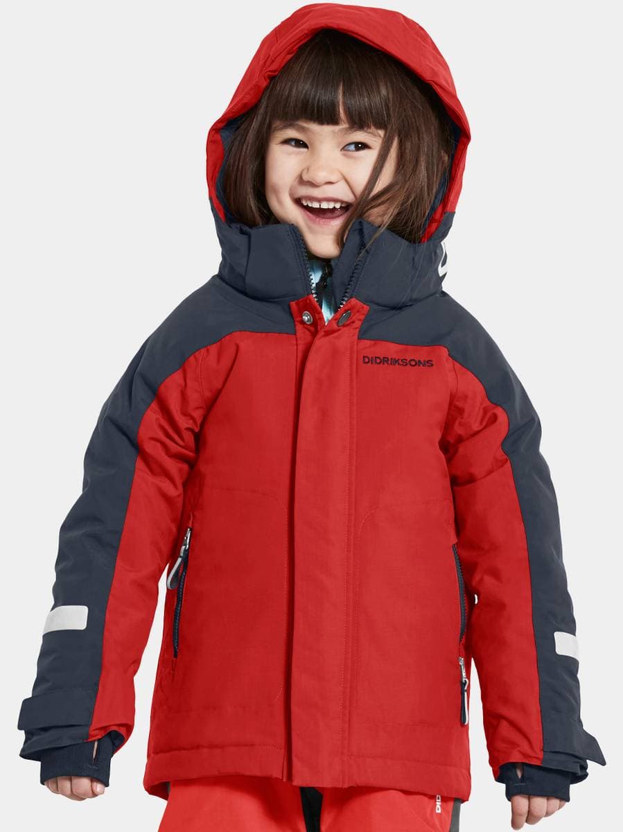 Didriksons Neptun Kids Vinterjakke Race Red (80 / 1 år)