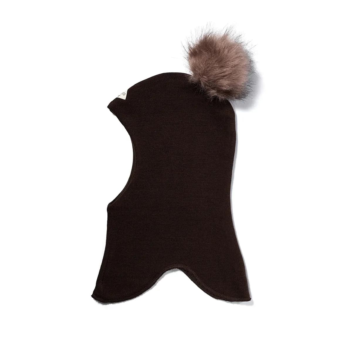 Racing Kids Ull Balaclava Med Dusk Chocolate Brown