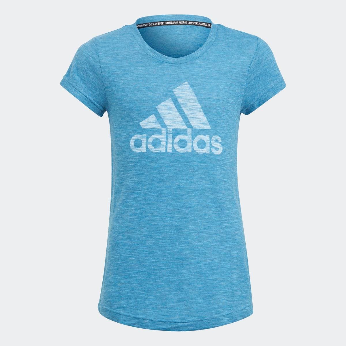 Lys blå Adidas Trenings t-skjorte (128 / 8 år)