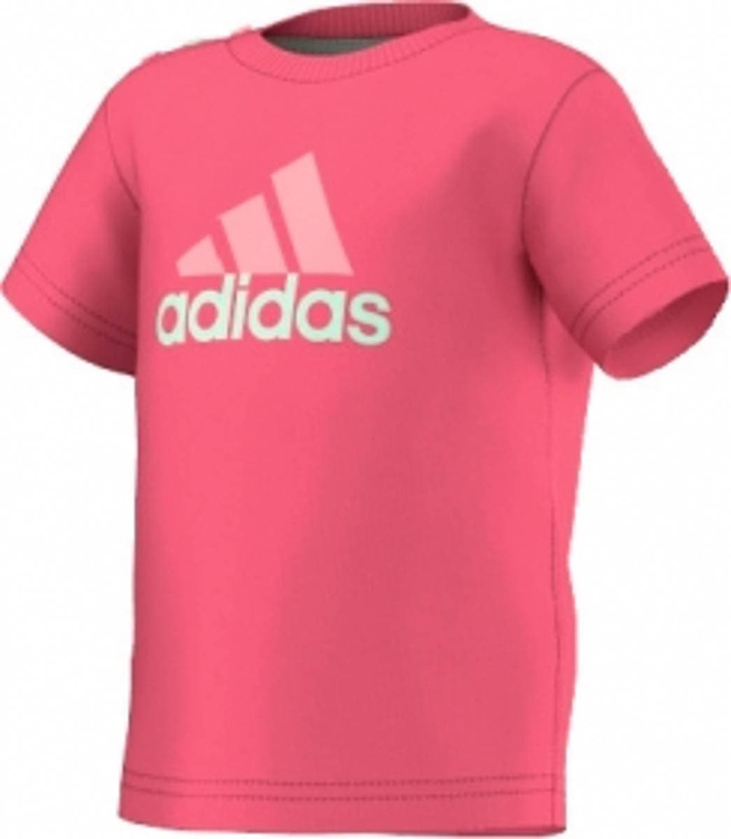 Adidas LS Tee tskjorte - rosa (68 / 6 mnd)