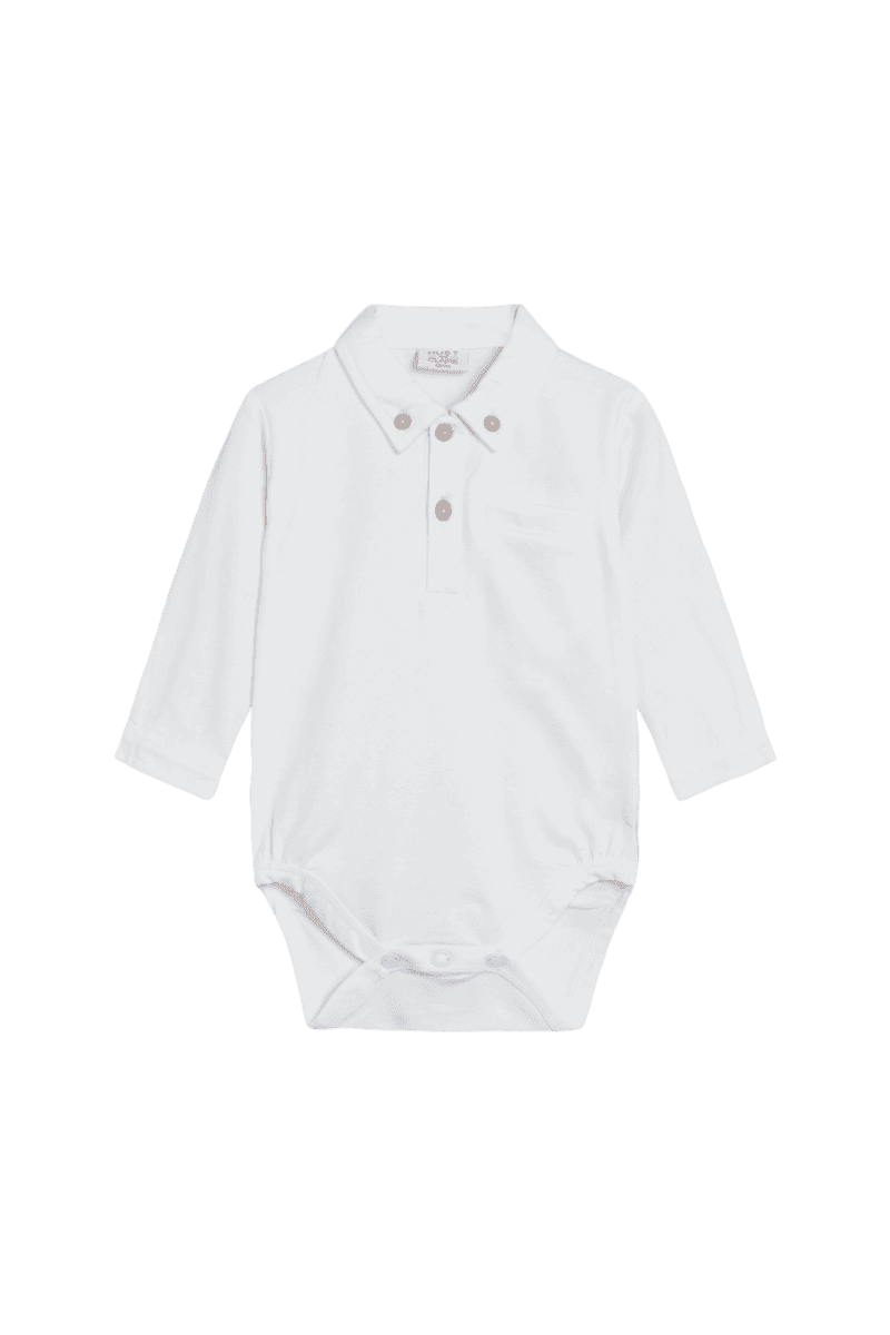 Hust And Claire Basil Body White (56 / 1-2 mnd)