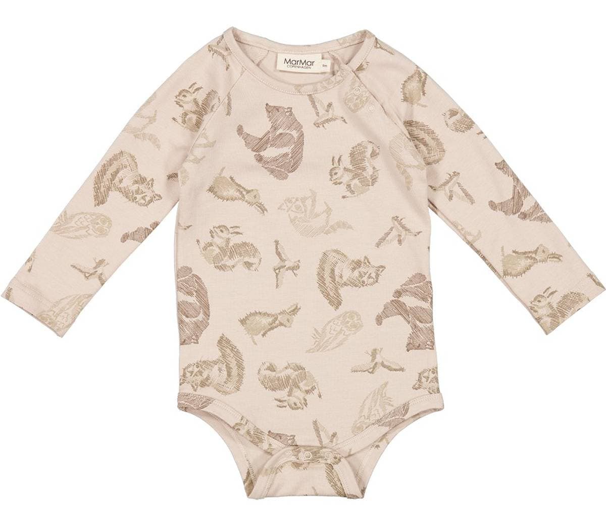 Marmar Bo Body Jersey Print Bear (68 / 6 mnd)