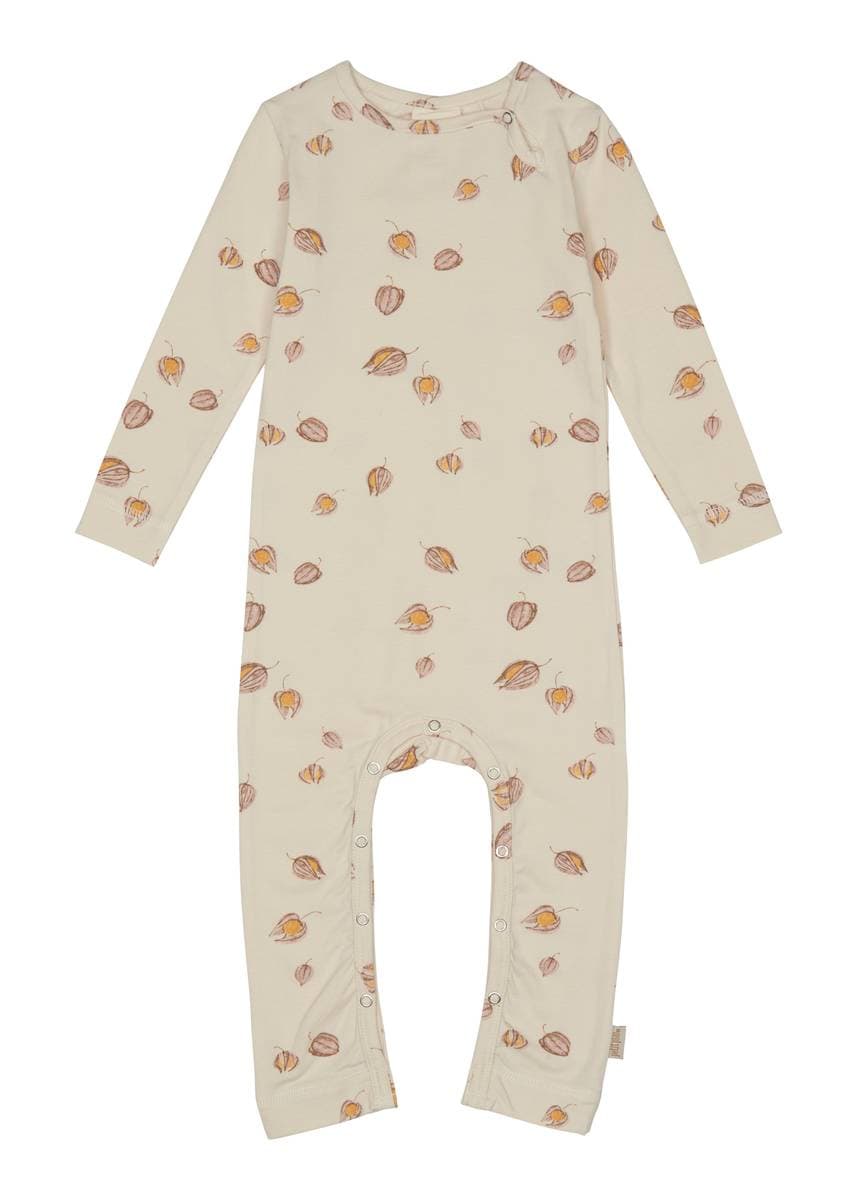 Petit Piao Petit Piao Jumpsuit LS Printed, Pineapple Cherry (62 / 3 mnd)