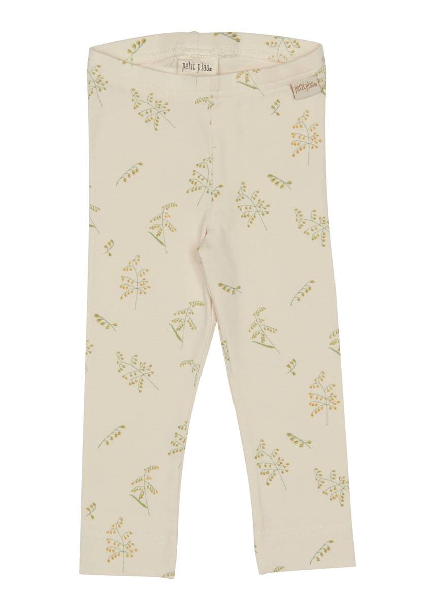 Petit Piao Legging Printed, Oat (62 / 3 mnd)