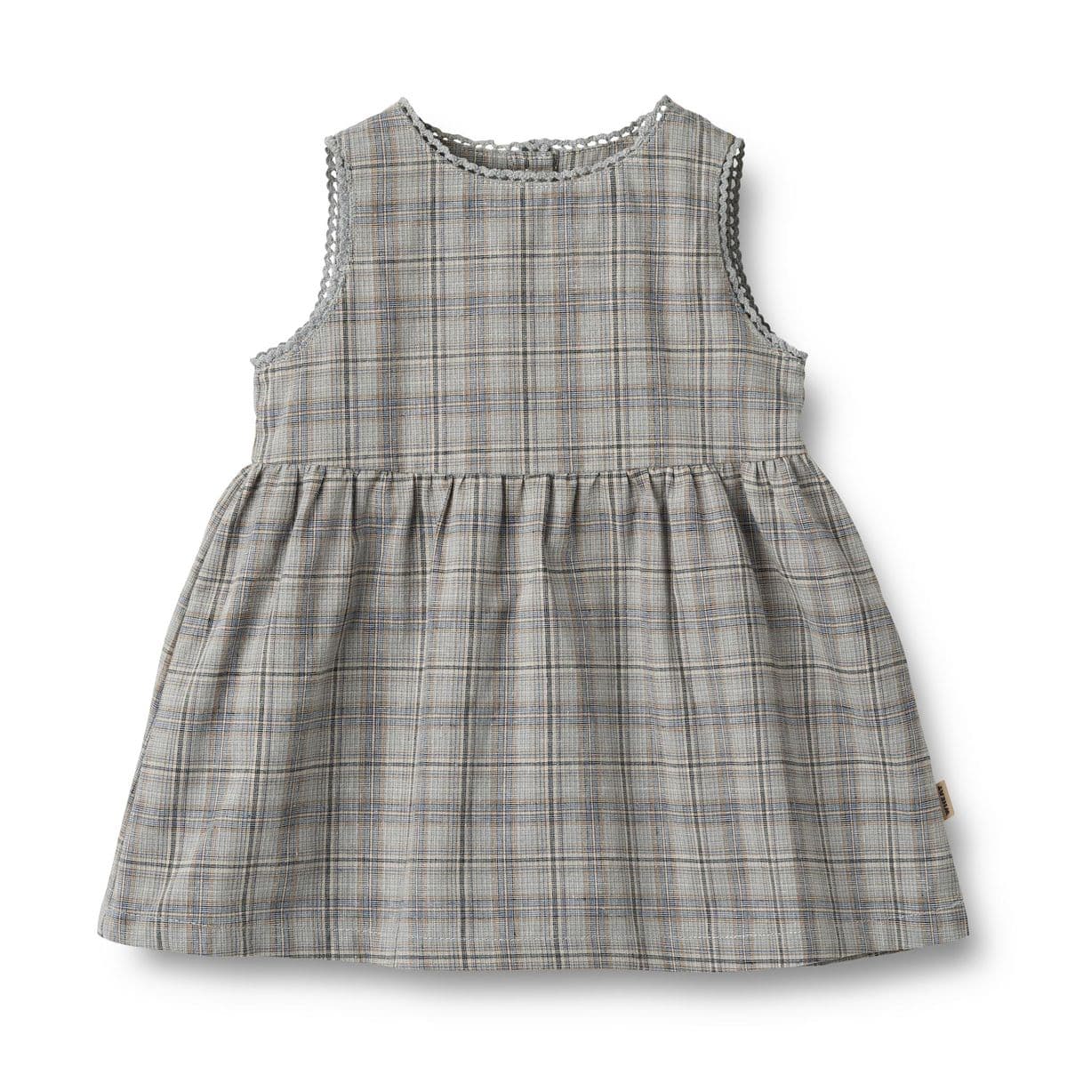 Wheat Baby Kjole Kirsten Cloudy Blue Check (92 / 2 år)
