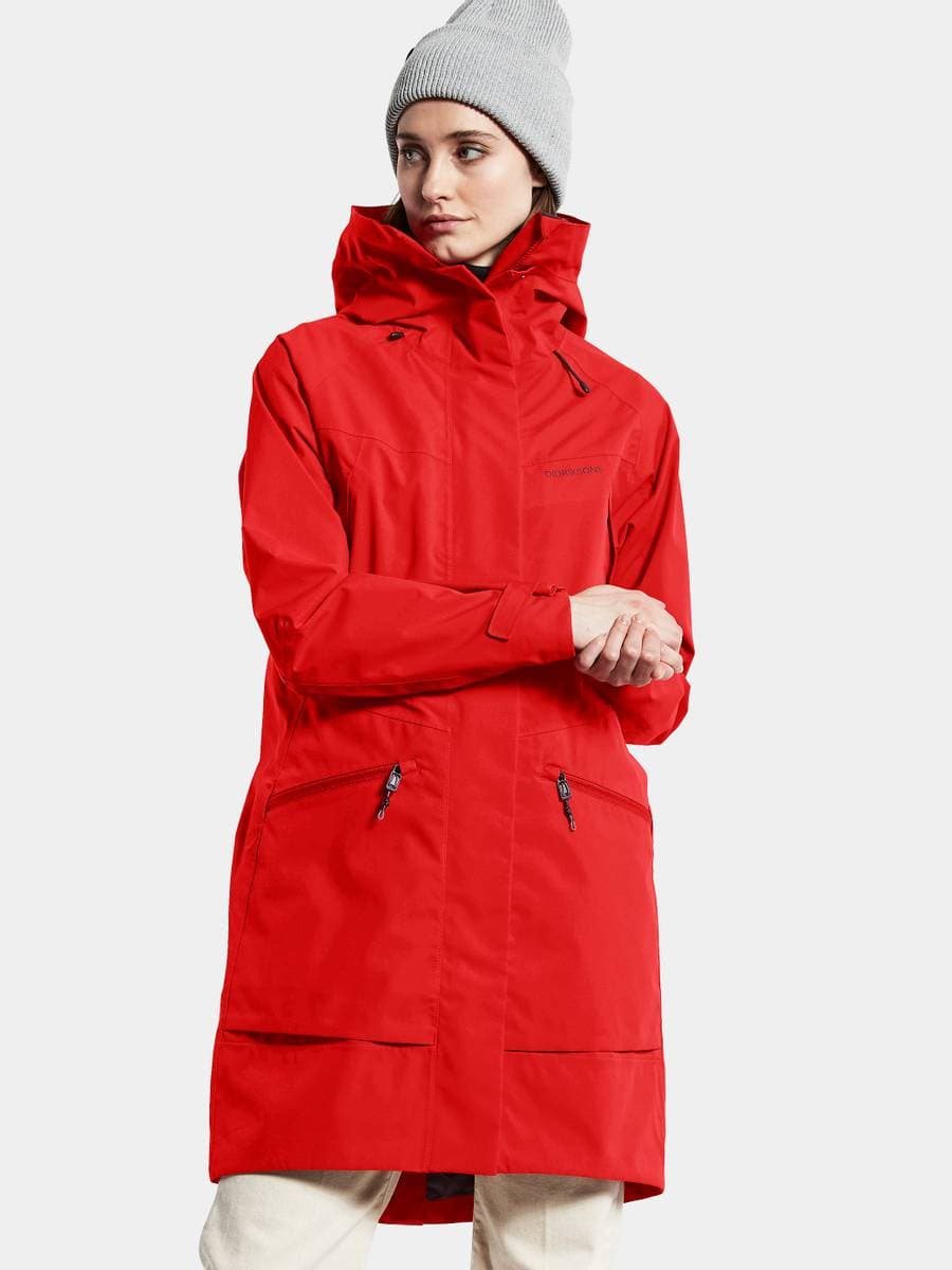 Didriksons Didriksons Ilma Wns Parka Pomme Red (32)