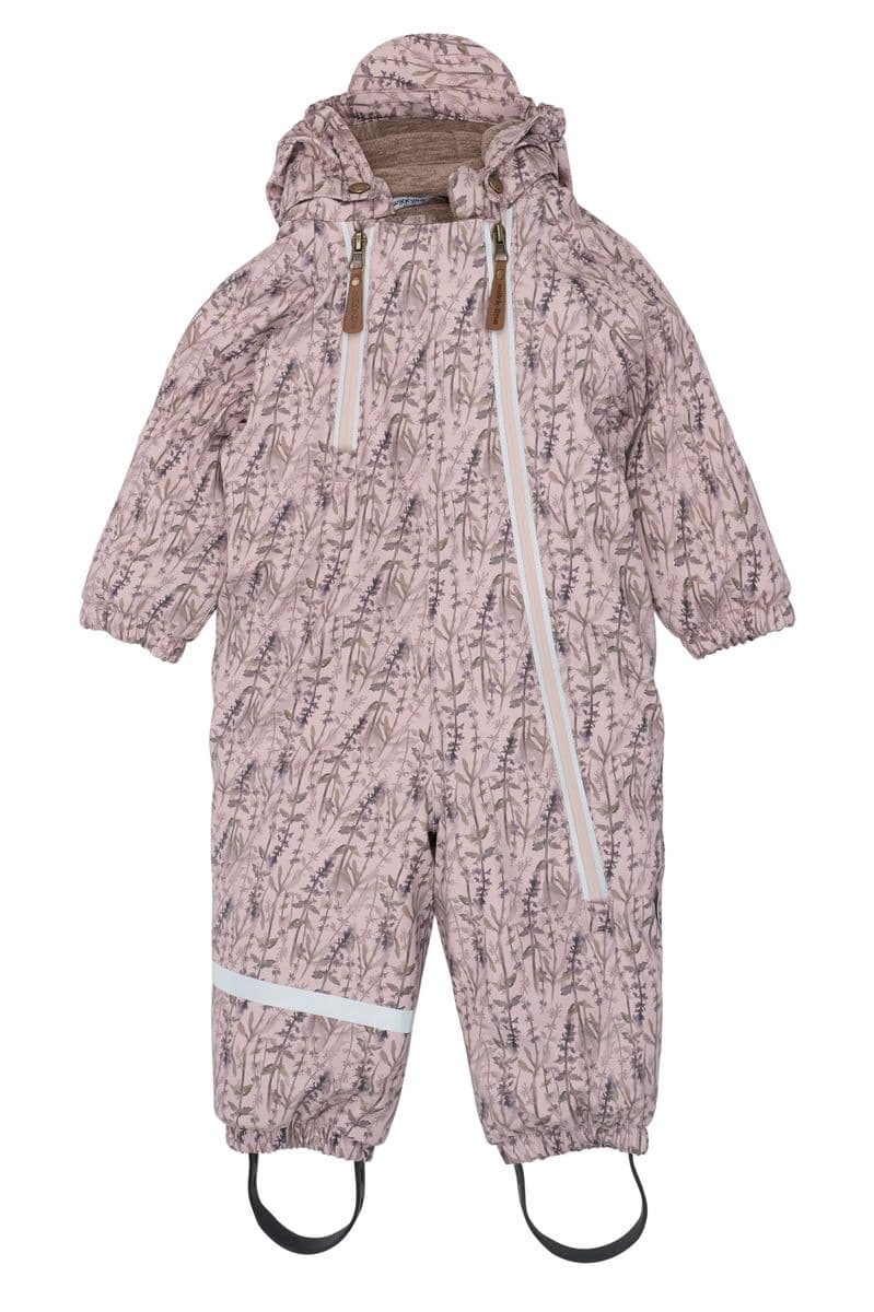 Mikk-Line Mikk-Line PU Vinterdress 2 Glidelåser Cloud Gray AOP (98 /3 år)