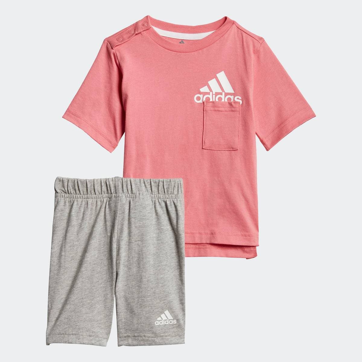 Adidas Rosa Grå Adidas I Bos Sum Sett (86 / 1,5 år)
