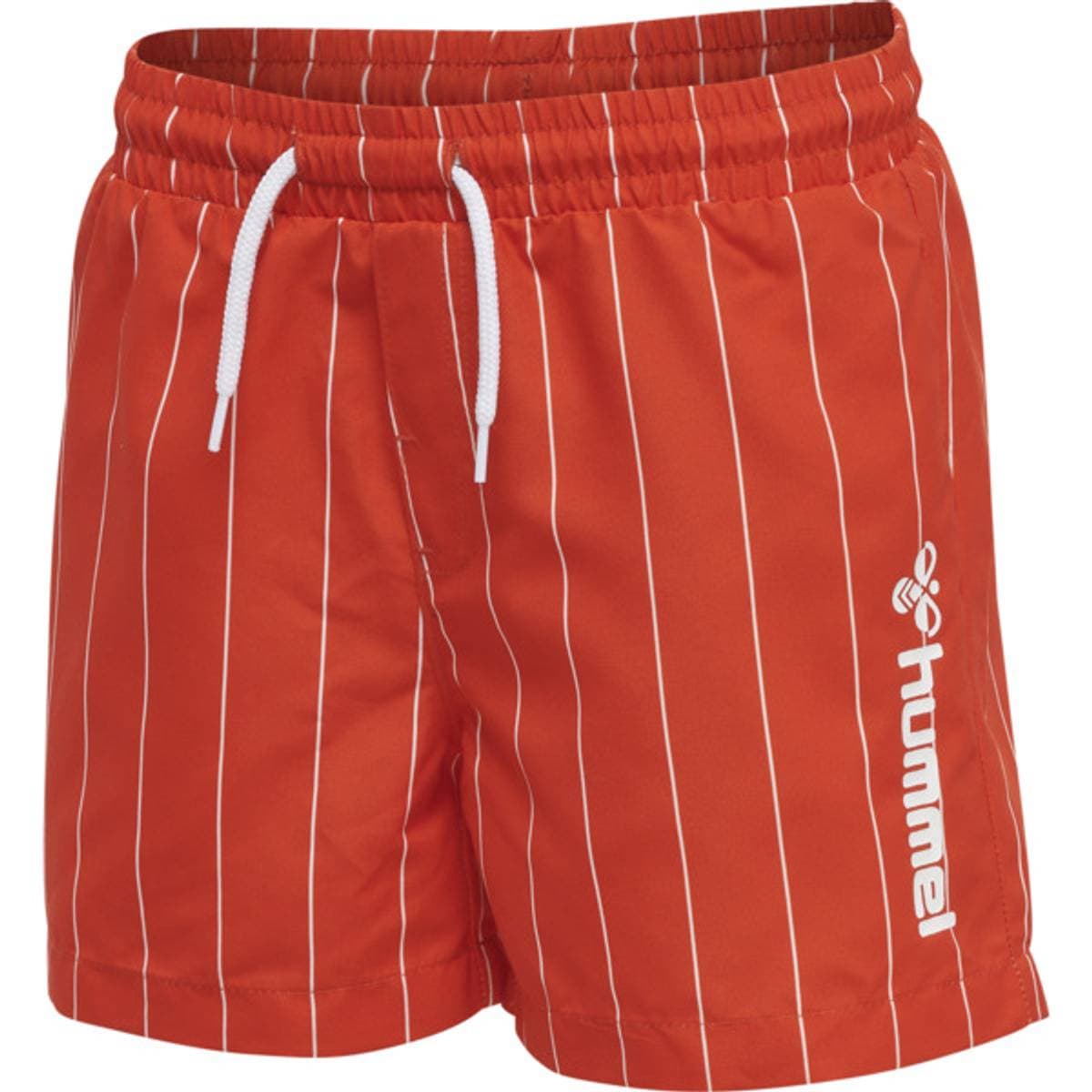 Hummel Chill Board Badeshorts Orange Stripete (110 / 5 år)