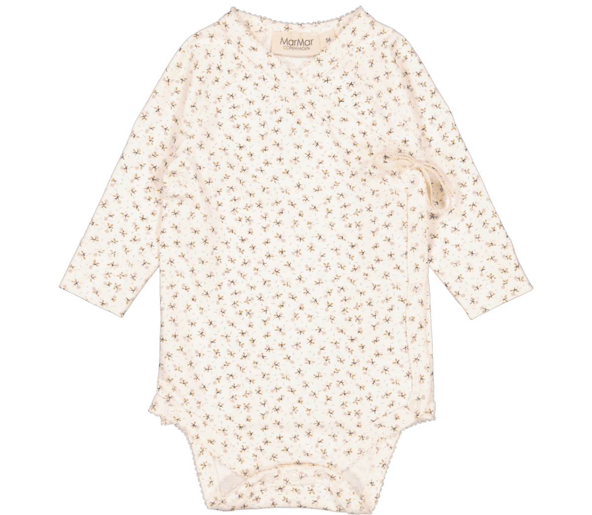 MarMar Omslagsbody Modal Smooth Print Belita Petite Fleurs (62 / 3 mnd)