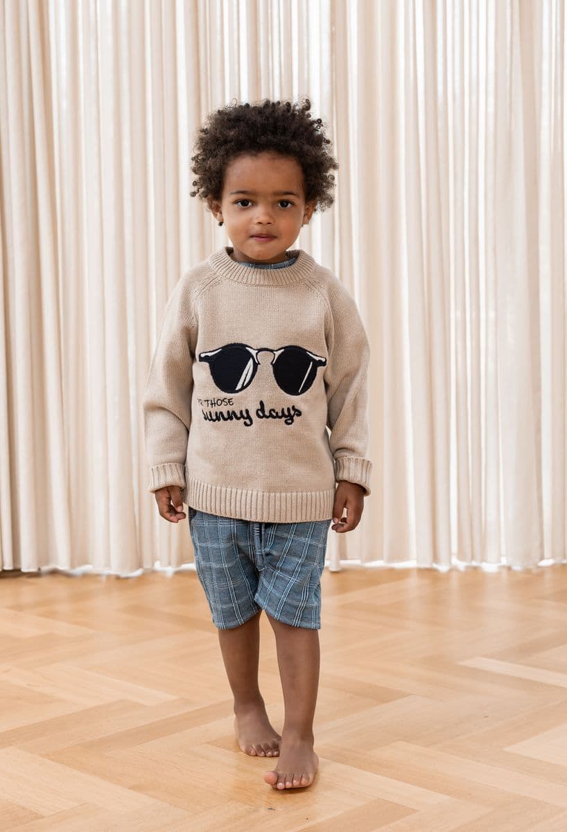 Fliink Glassy Pullover Humus (98 /3 år)