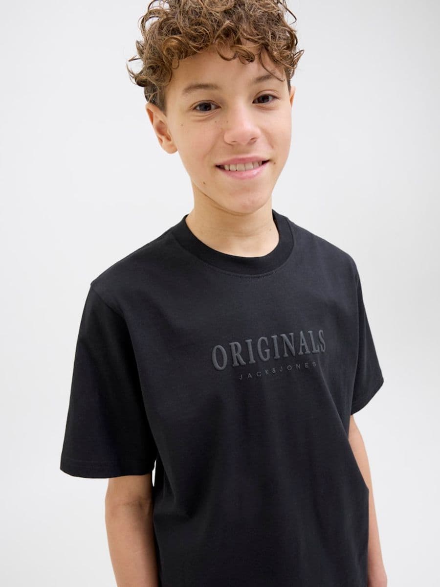 Jack & Jones Junior Jack & Jones Junior Frederiksberg T-Shirt Relaxed Fit Svart (164 /14 år)