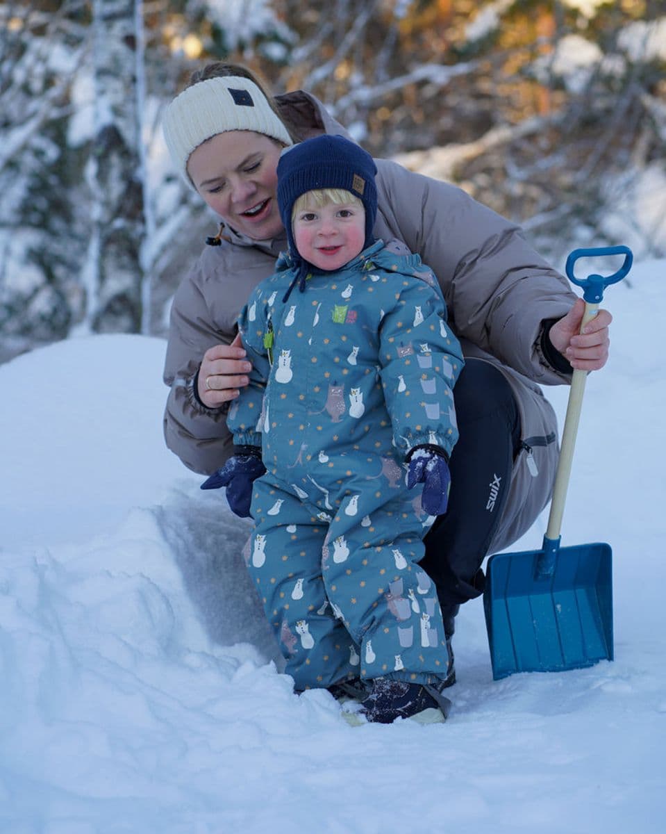 Kattnakken Kattnakken Vinterdress Baby Snø Tolvmeterskogen Hav (80 / 1 år)