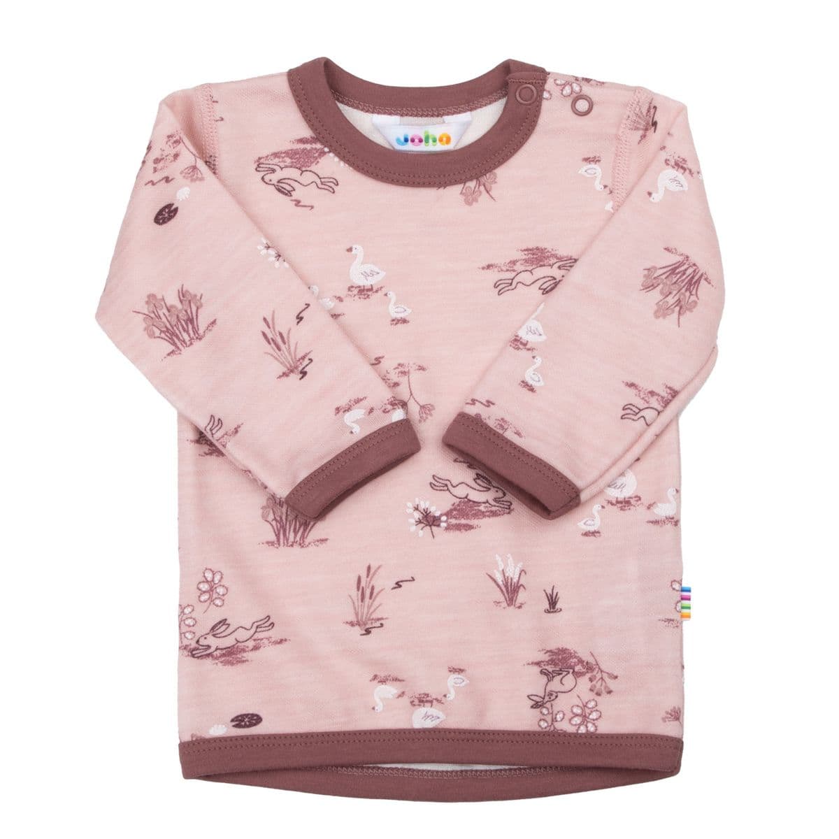 Joha Ull Bambus Genser Gås Rosa (90 / 1,5-2 år)