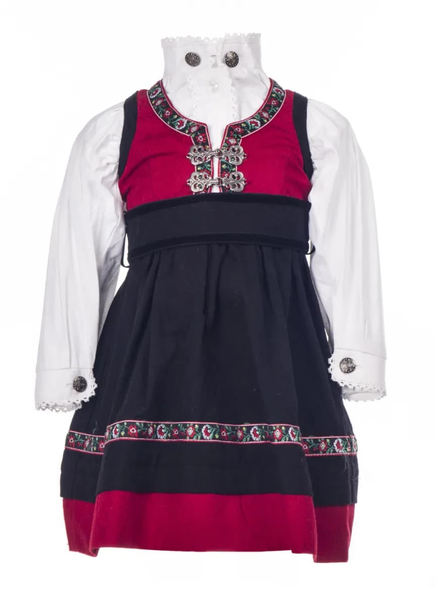 Salto Baby Festdrakt Jente Rød (98 /3 år)