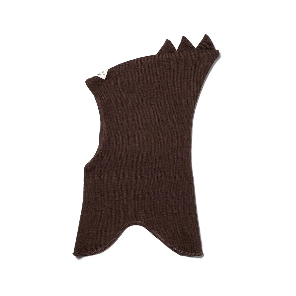 Racing Kids Dino Ull Balaclava Chocolate Brown