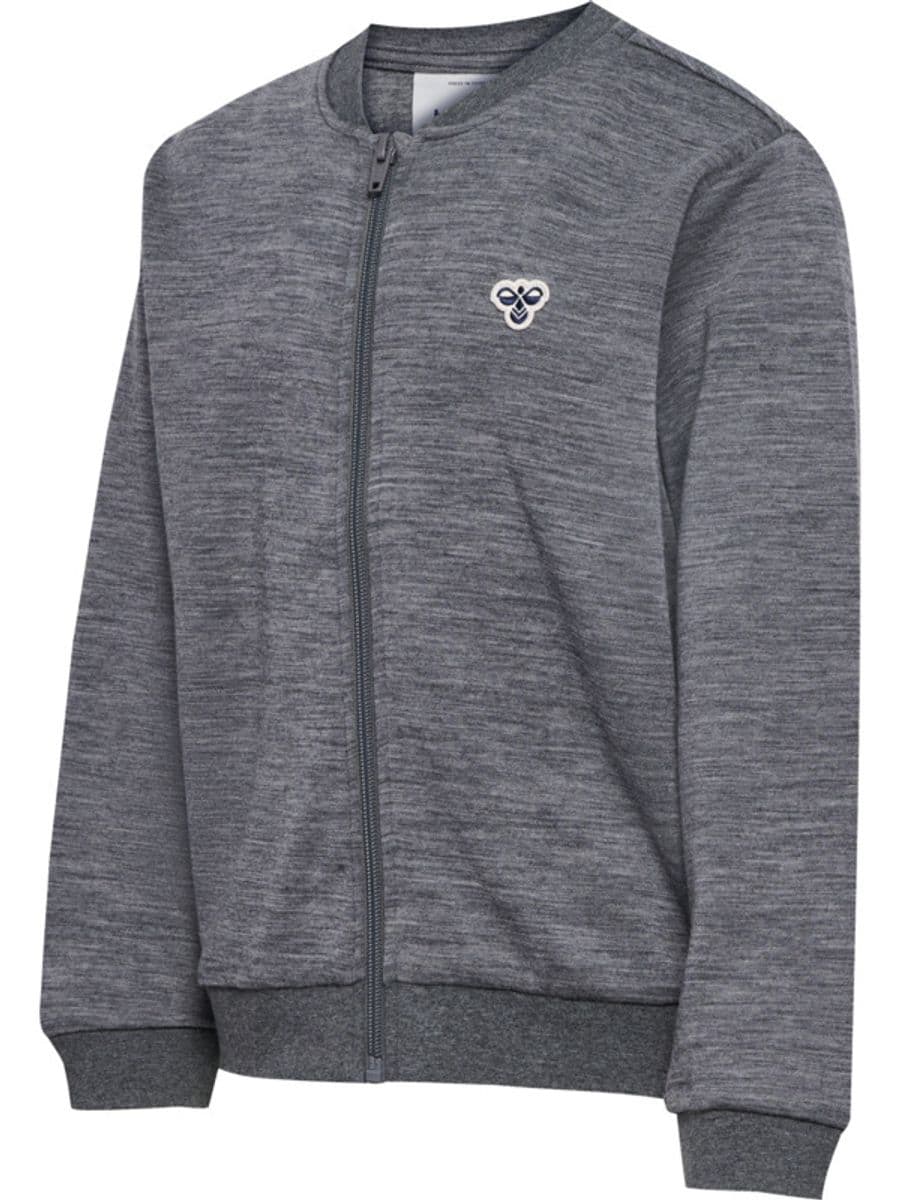 Hummel Jr Ull Jakke Bee Dark Grey Melange (128 / 8 år)