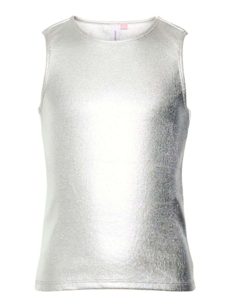 Vero Moda Girl Emmalie Topp Silver Colour Foil Coating (158/164)