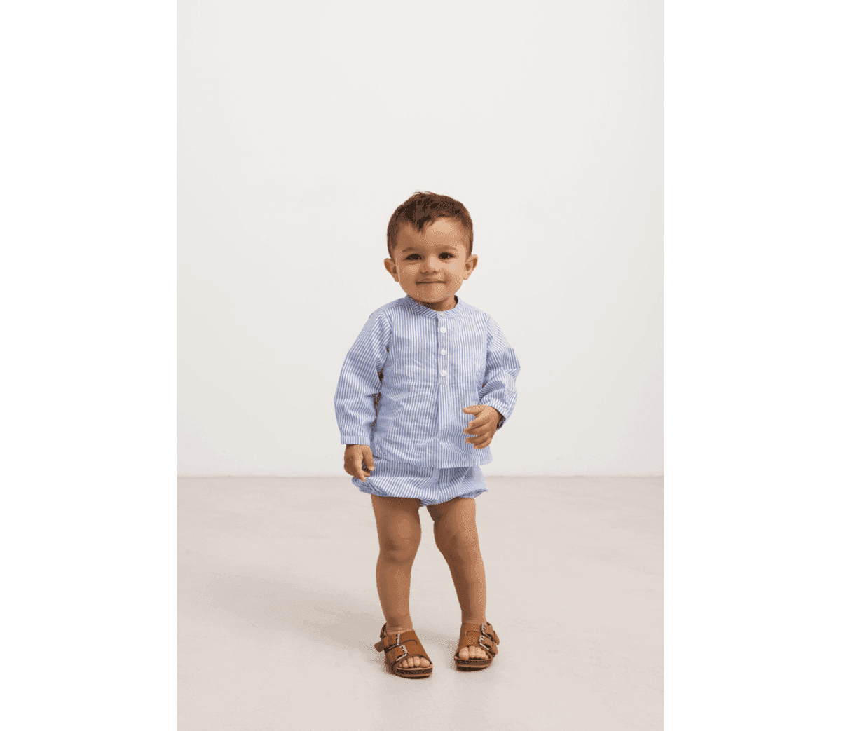 MarMar Shirts/Tops Poplin Totoro Bolich Blue Strips (98 /3 år)