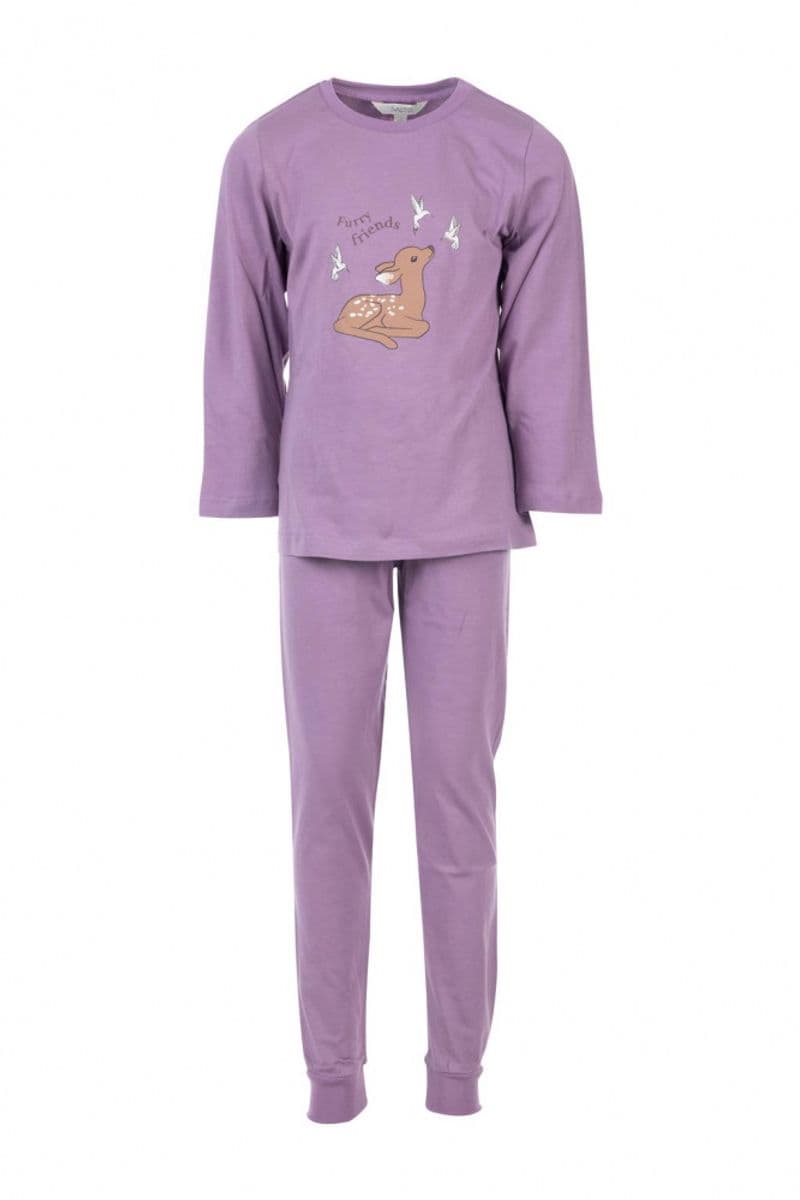 Salto Furry Friends 2-Delt Pyjamas Orchid (98/104)