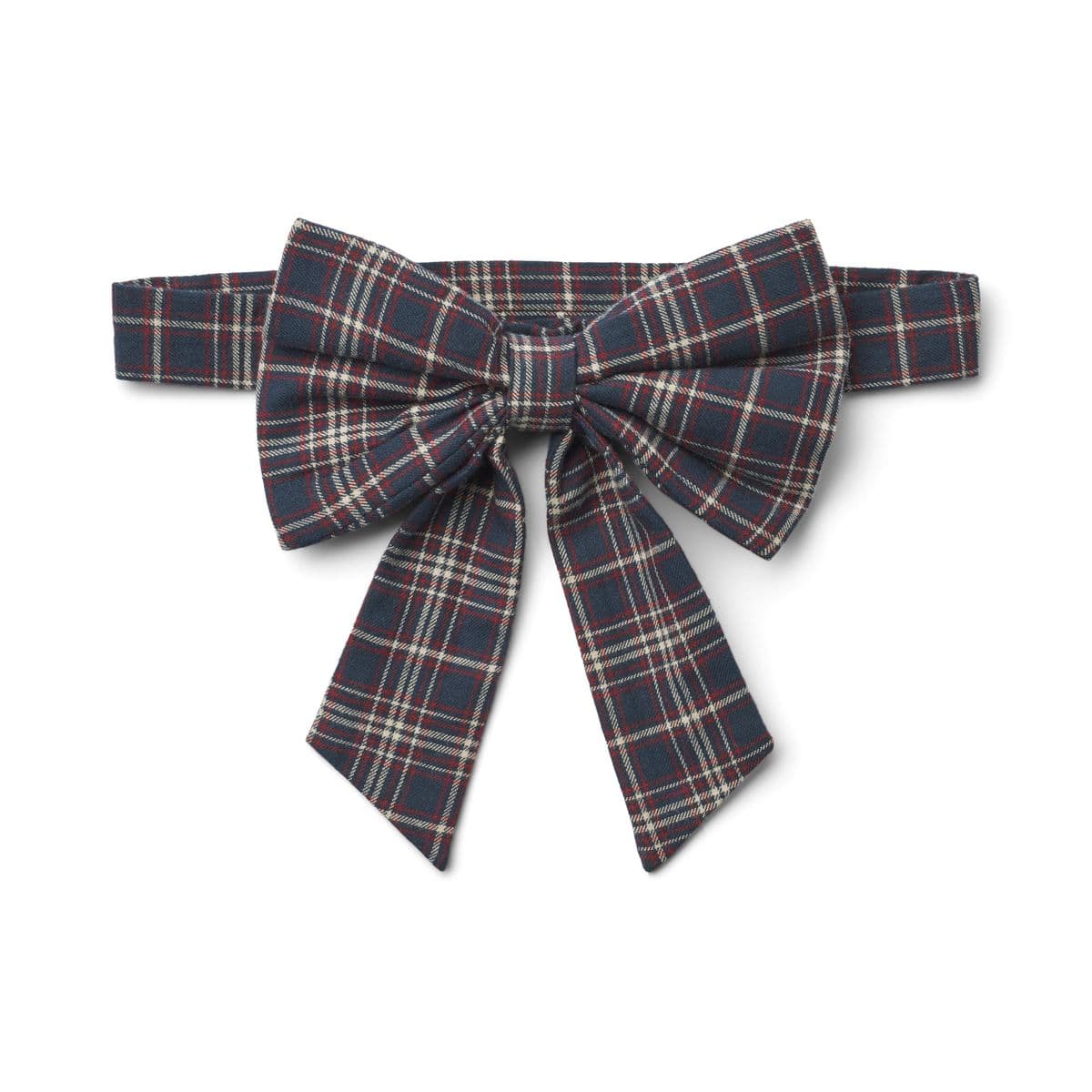 Wheat Wheat Bow Waist Sonja Navy Check