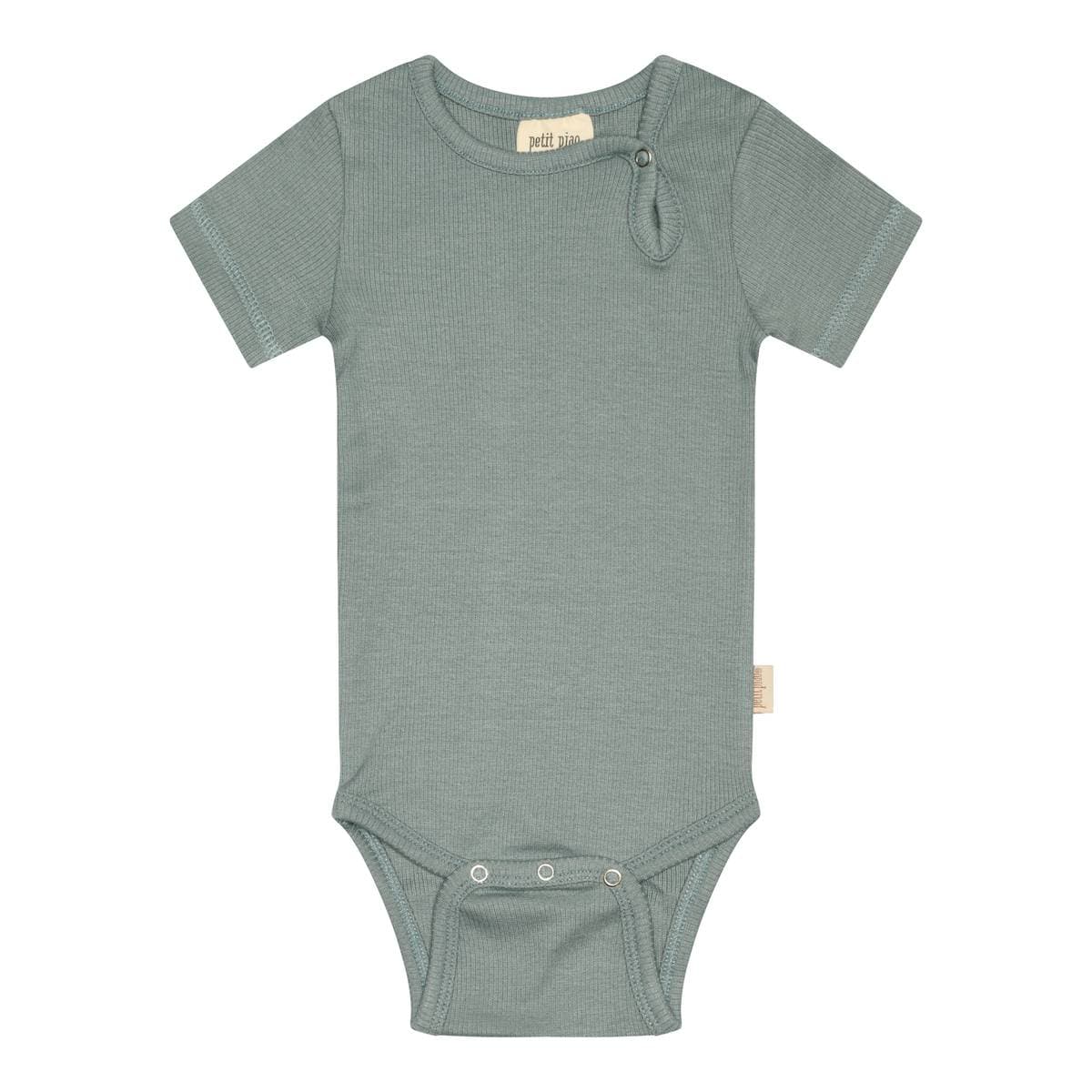Petit Piao Body S/S Modal Light Petrol (62 / 3 mnd)