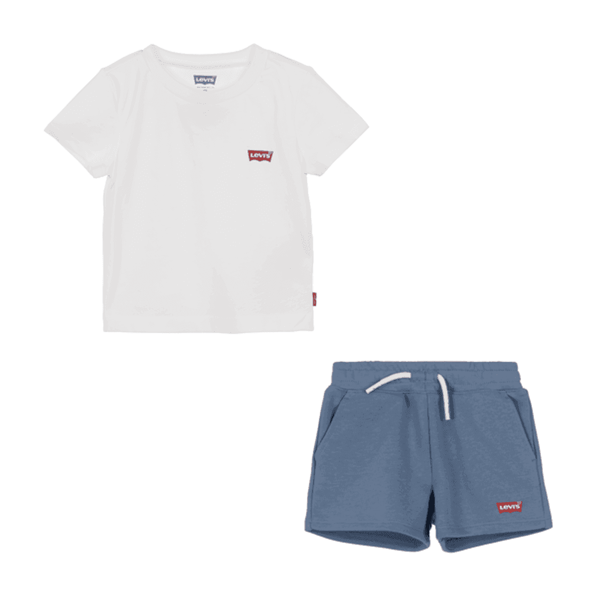 Levis Shorts Sett Sugar Cloud Dancer Klassisk (80 / 1 år)