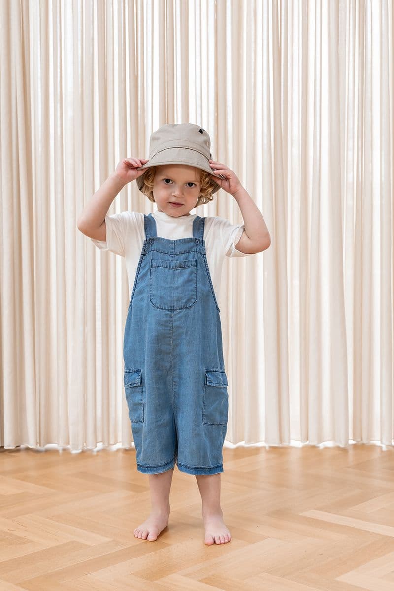 Fliink Hi Short Overall Light Denim Blue (98 /3 år)