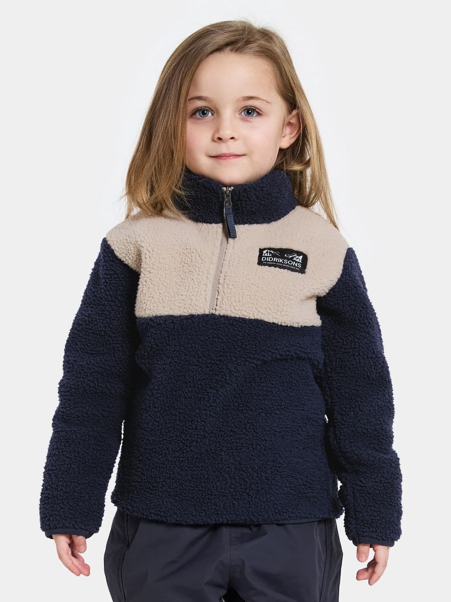 Didriksons Gosig Halfzip Navy (110 / 5 år)