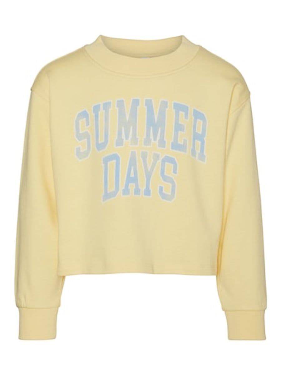 Vero Moda Girl Brenda Ls Slit Sweat Jrs Girl Mellow Yellow Dutch (158/164)