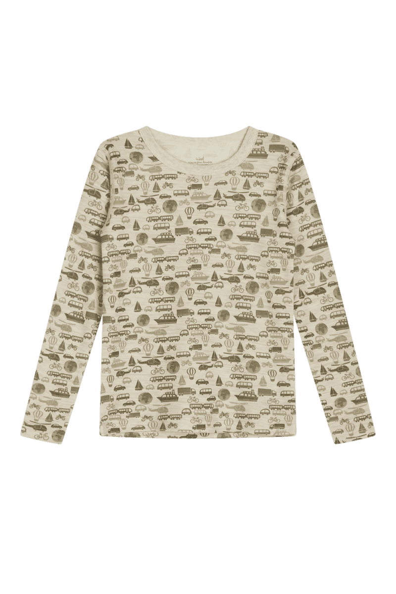 Hust And Claire Abba Ull Bambus Genser Wheat Melange (140 / 10 år)